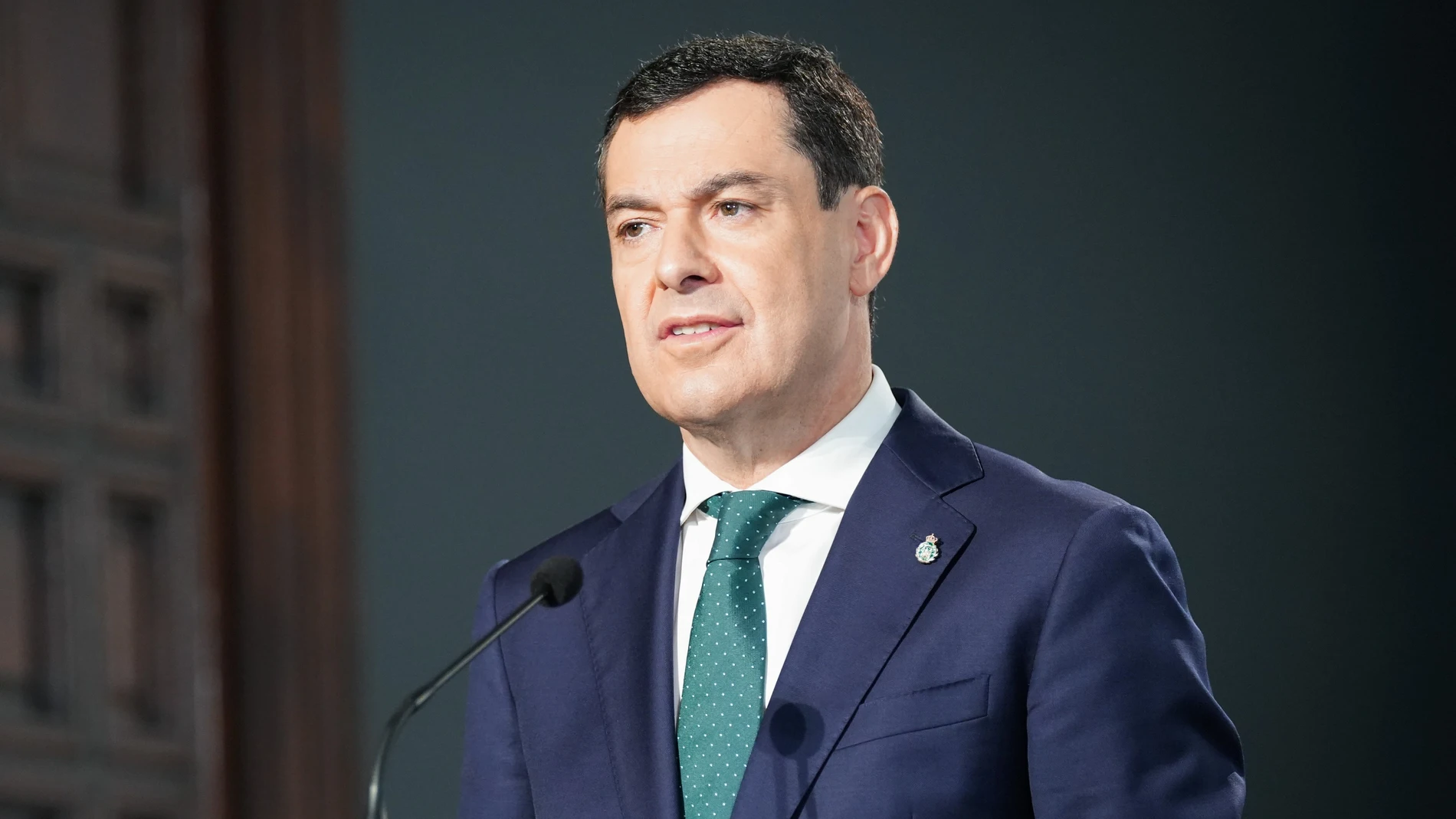 El presidente de la Junta de Andalucía, Juanma Moreno