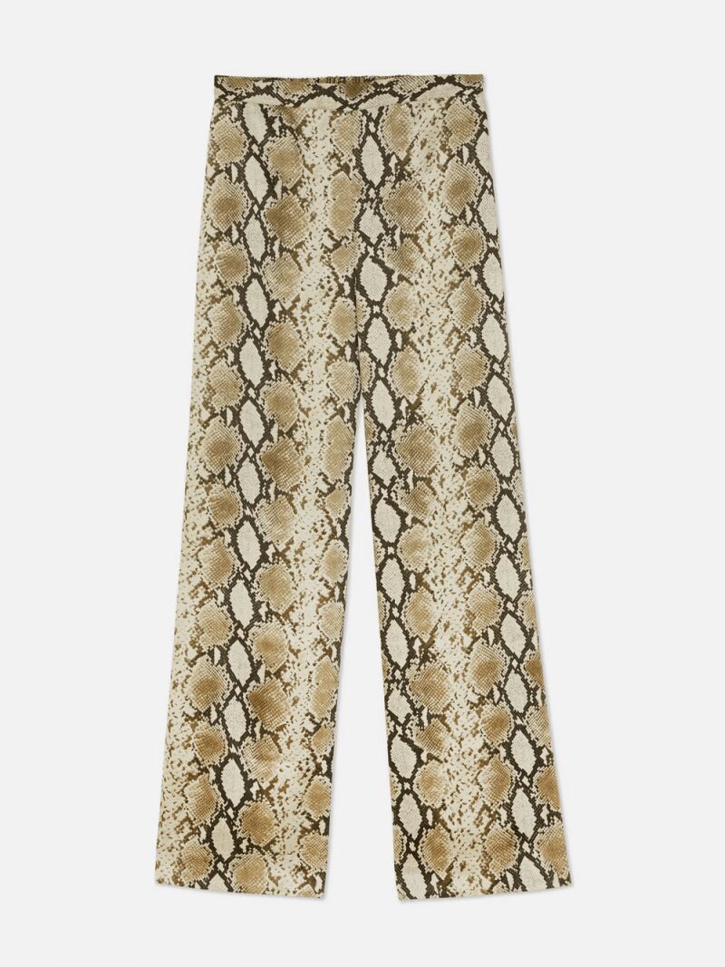 Pantalón con estampado de serpiente