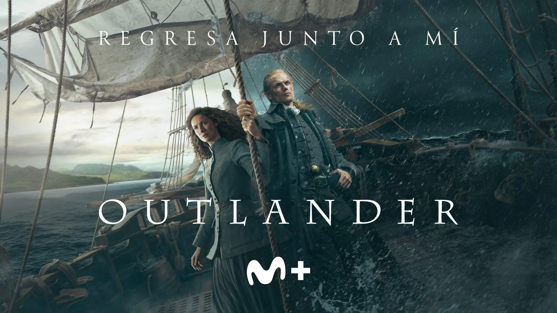 Imagen promocional de la serie "Outlander"
