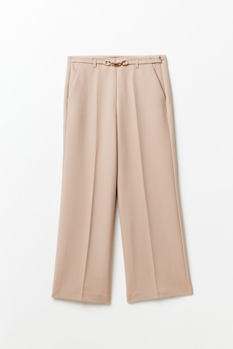 Pantalón ancho hebilla