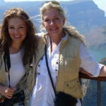 Thalía y su hermana, Ernestina Sodi