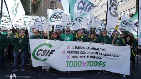 Concentraciones de CSIF frente a la Delegación del Gobierno en Valladolid