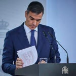 Comparecencia de Pedro Sánchez