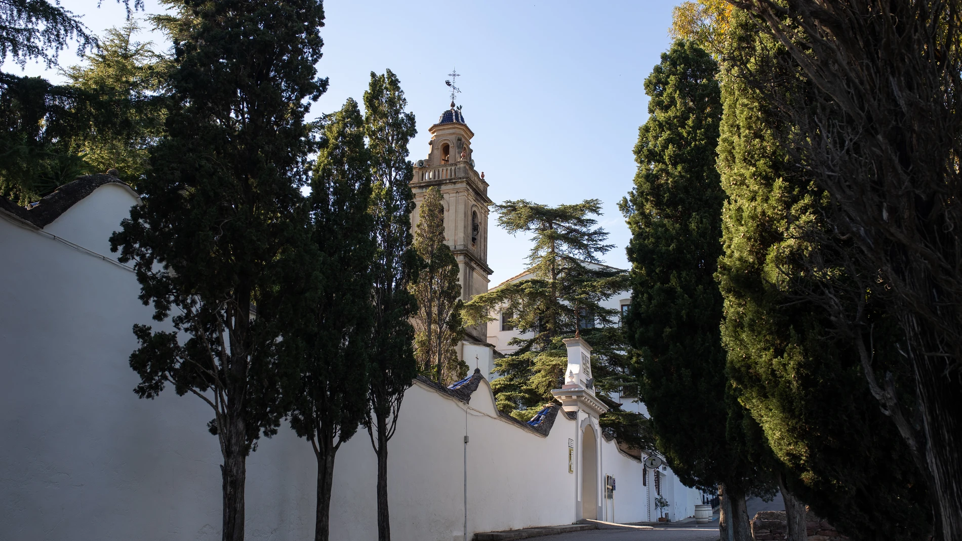 El centro del Valle de Toliu perteneciente al convento del Santo Espíritu del Monte de Gilet, a 11 de noviembre de 2024, en Gilet, Valencia, Comunidad Valenciana (España). Un hombre fue detenido la pasada madrugada del 10 de noviembre como supuesto autor del ataque con palos y botellas a siete monjes de la congregación del Santo Espíritu del Monte de Gilet. Uno de ellos está muy grave. 11 NOVIEMBRE 2024;GILET;CURAS;CONVENTO;VALENCIA Alejandro Martínez Vélez / Europa Press 11/11/2024