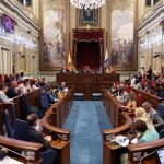Una imagen de la sesión plenaria en Canarias