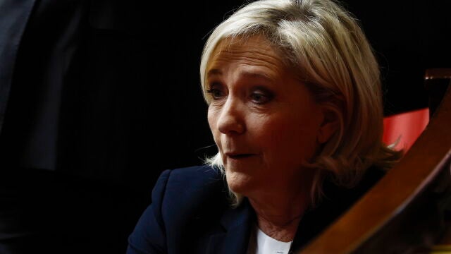 Marine Le Pen, en el debate presupuestario de la Asamblea Nacional