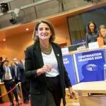 Teresa Ribera interviene en Bruselas para la confirmación de su candidatura a la Comisión Europea 