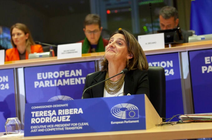 Teresa Ribera interviene en Bruselas para la confirmación de su candidatura a la Comisión Europea 