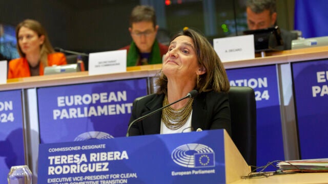 Teresa Ribera interviene en Bruselas para la confirmación de su candidatura a la Comisión Europea 