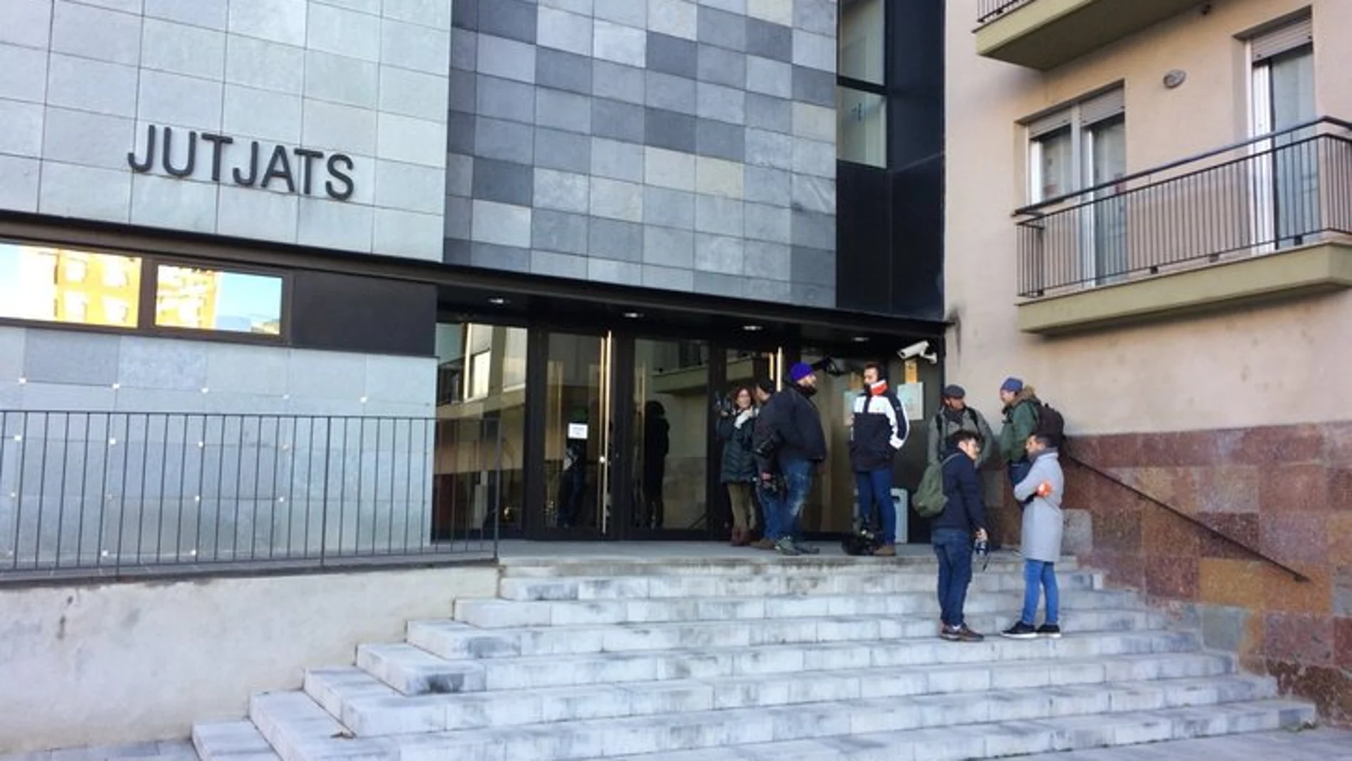 Entrada de los juzgados de La Seu D'Urgell