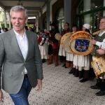 El presidente gallego, en un viaje institucional.