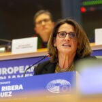 Teresa Ribera interviene en Bruselas para la confirmación de su candidatura a la Comisión Europea 