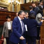 El portavoz del PNV, Aitor Esteban, durante el Pleno en el Congreso de los Diputados. 