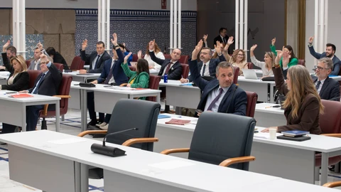 Pleno de la asamblea regional de Murcia