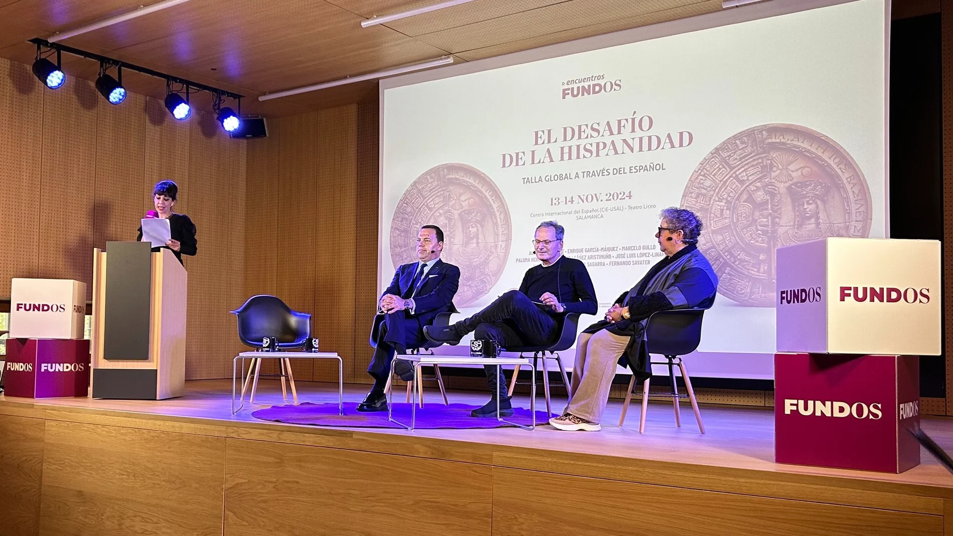 Inauguración del Congreso organizado por Fundos en Salamanca