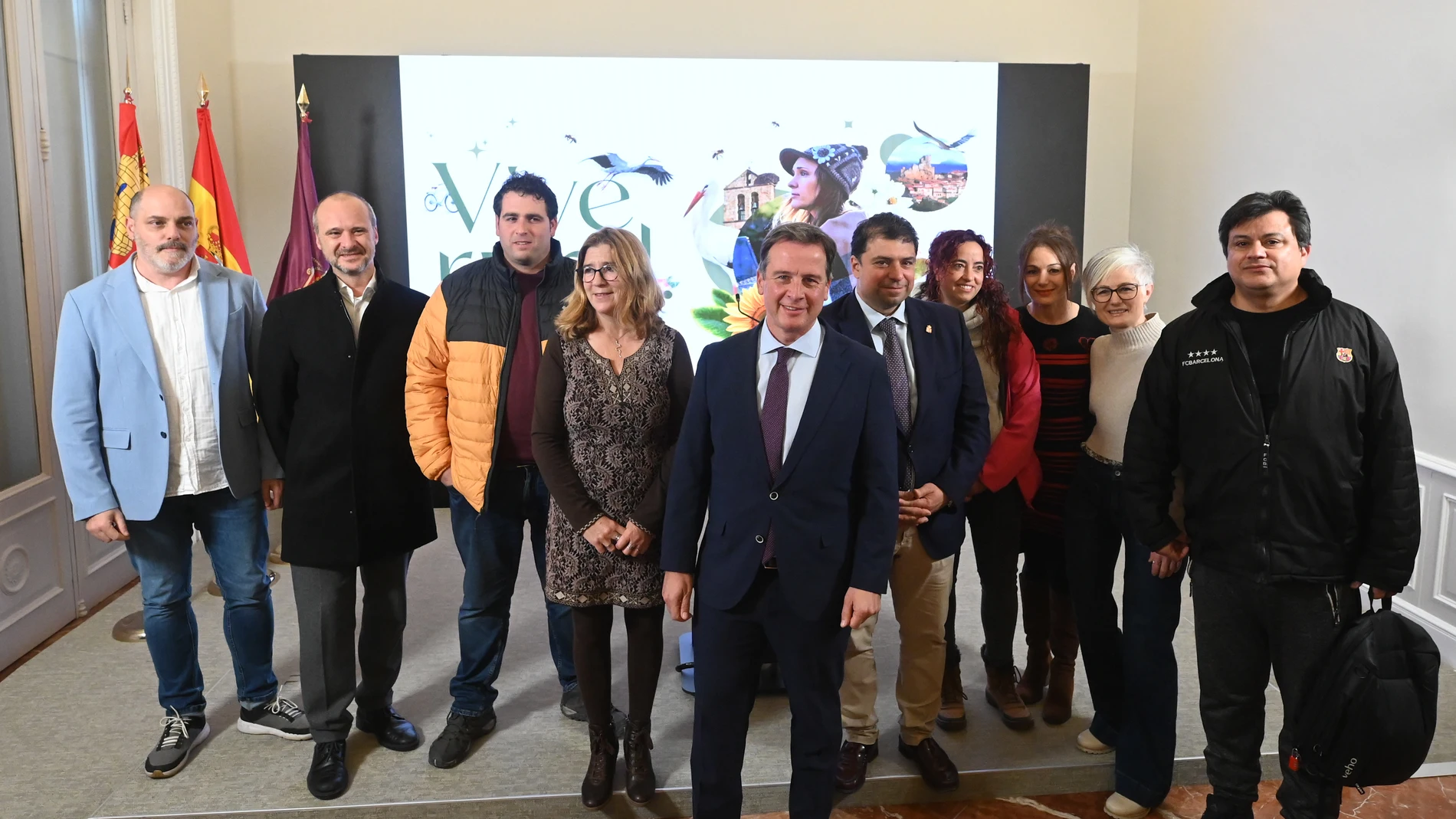 El presidente de la Diputación de Burgos, Borja Suárez, presenta la campaña