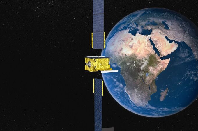 Esta es la región en la que debería estar el satélite sobre nuestro planeta