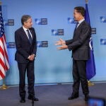 United States Secretary of State Antony Blinken meets with NATO Secretary General Mark Rutte and Allies in Brussels