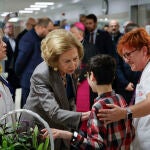 La reina Sofía visita la Fundación Instituto San José e