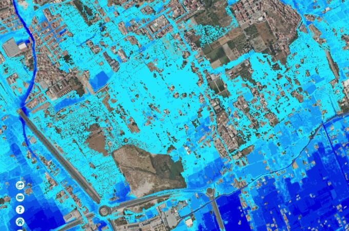 Cartografía de zonas inundables de Murcia