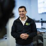 El presidente de la Junta de Andalucía, Juanma Moreno
