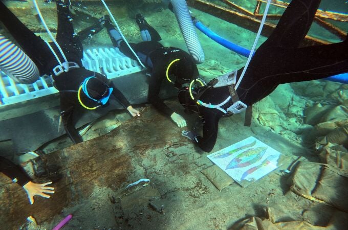 La Universidad de Alicante (UA) participa en el proyecto de extracción del barco de época fenicia 'Mazarrón 2'