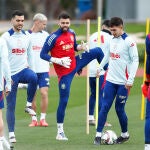 Training Session - Spanish National Soccer Team