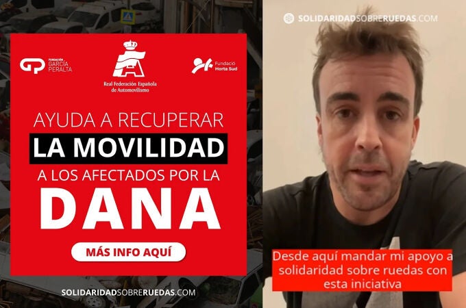 “Solidaridad sobre ruedas”, el movimiento de los pilotos españoles en solidaridad con Valencia