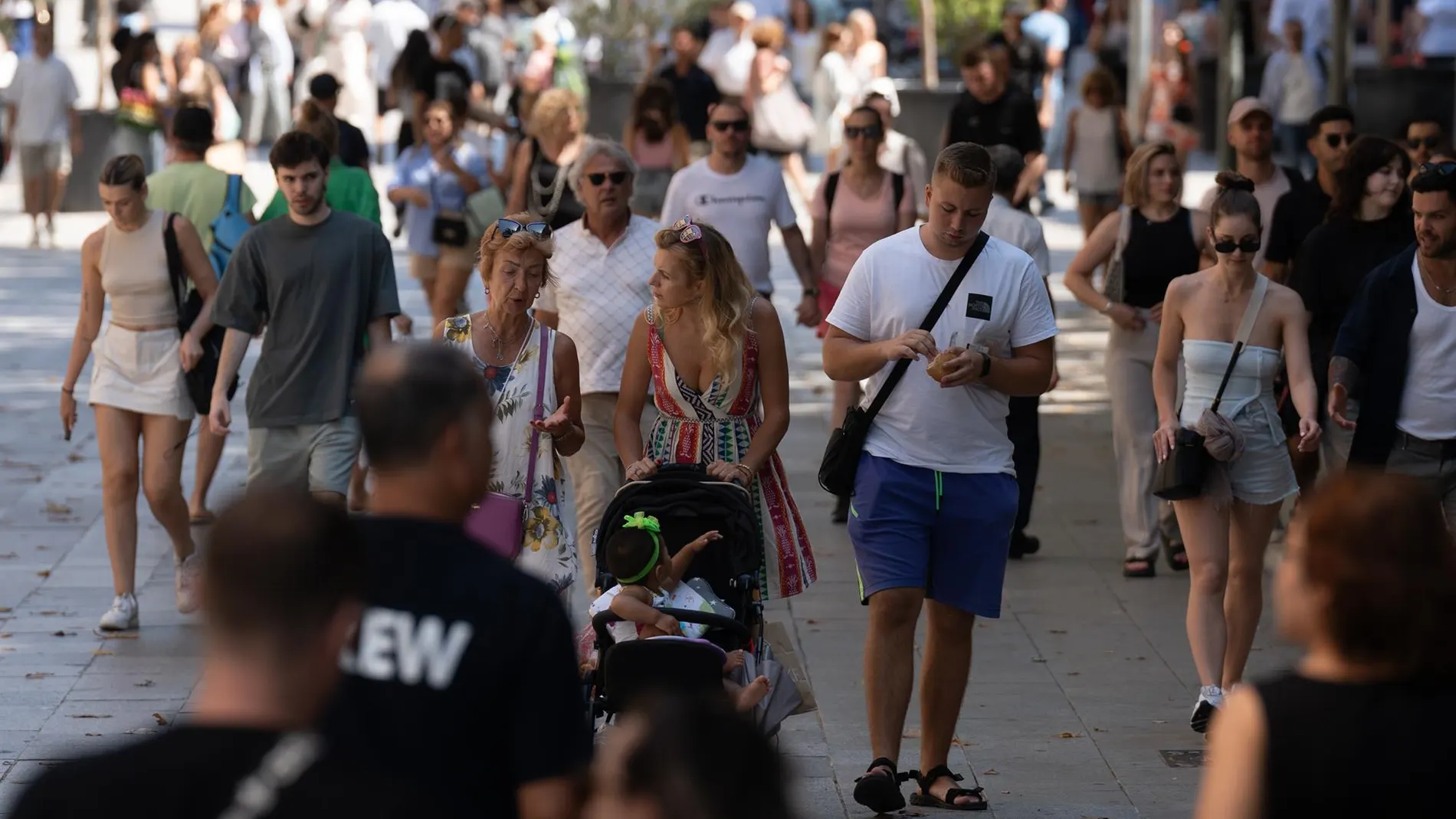 El catalán es bastante más predominante en las conversaciones entre gente de más edad