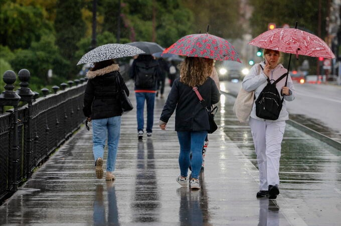 Alerta naranja por lluvias en Sevilla