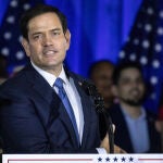 Fotografía de archivo del 14 de junio del 2024 del congresista republicano Marco Rubio durante un encuentro del Club 47 USA en West Palm Beach, Florida (Estados Unidos)