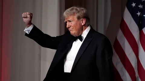 Donald Trump, en la gala de un foro conservador celebrada el jueves en Mar-a-Lago