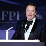 Elon Musk en la gala de la America First Policy Institute, en Mar-a-Lago