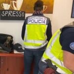 Un momento de la operación policial