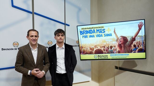 Conrado Íscar presenta la campaña junto al joven "influencer" Alejandro Sánchez