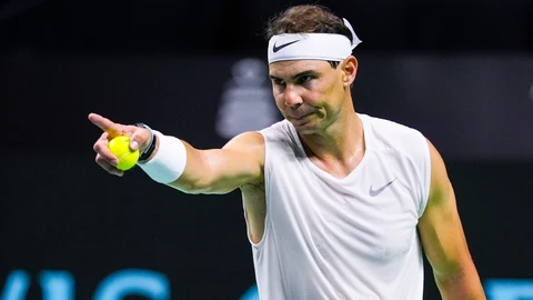 Rafa Nadal training - Davis Cup Finals 2024