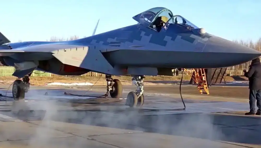 El caza furtivo Su-57