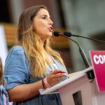 Candela López dejará su escaño en el Congreso para centrarse en la coordinación de los Comuns