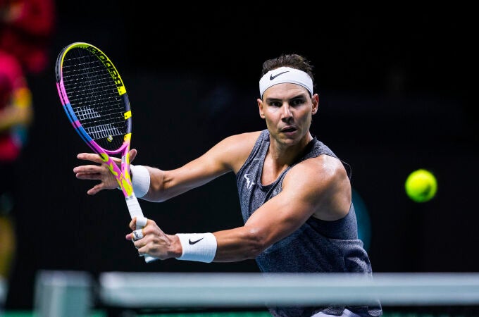 Rafa Nadal training - Davis Cup Finals 2024