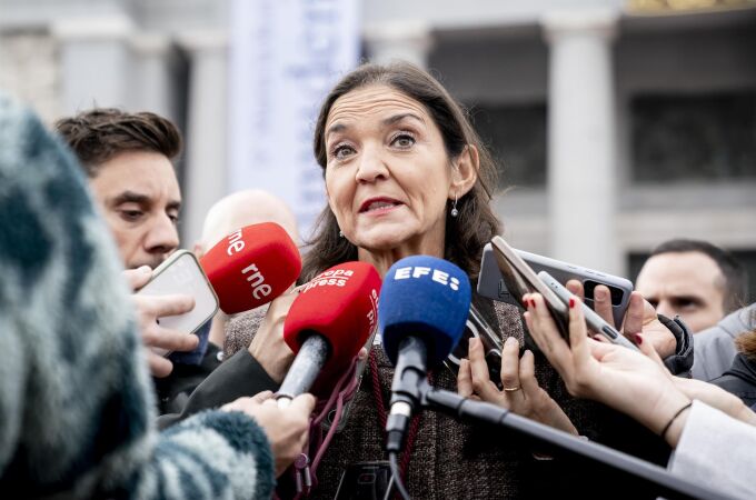 La portavoz del PSOE en el Ayuntamiento de Madrid, Reyes Maroto