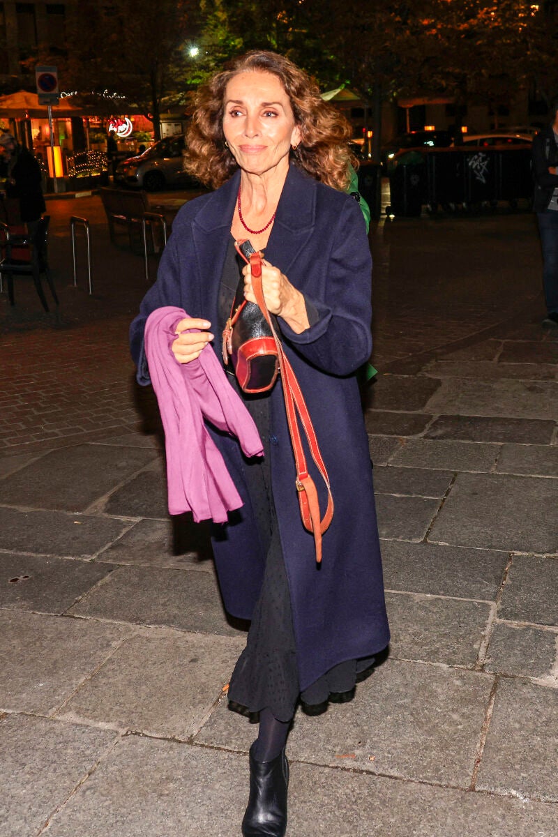 Ana Belén en el concierto de Victor Manuel en el Teatro Real de Madrid.