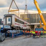 Renfe ha desmontado, transportado y montado de nuevo dos unidades de esta serie 447 