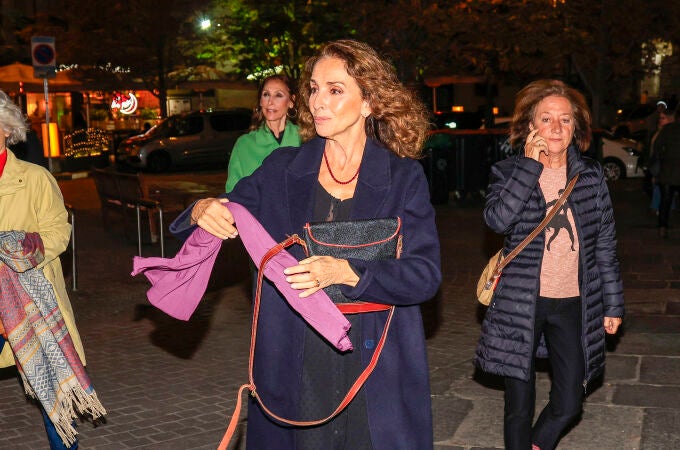 Ana Belén en el concierto de Victor Manuel en el Teatro Real de Madrid.