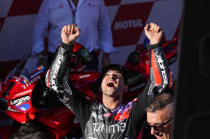 Jorge Martín celebra a lo grande su título de MotoGP