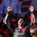 Jorge Martín celebra a lo grande su título de MotoGP