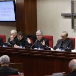 El presidente de la Conferencia Episcopal Española Luis Argüello, en su discurso inaugural de la Asamblea Plenaria de la CEE.