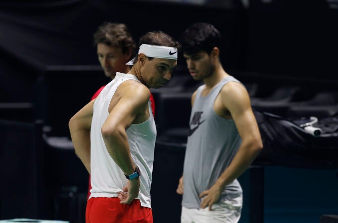 Rueda de prensa del equipo español de tenis previa a las finales de Copa Davis