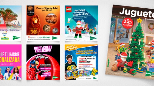 Sorteos y regalos en el catálogo de juguetes de El Corte Inglés