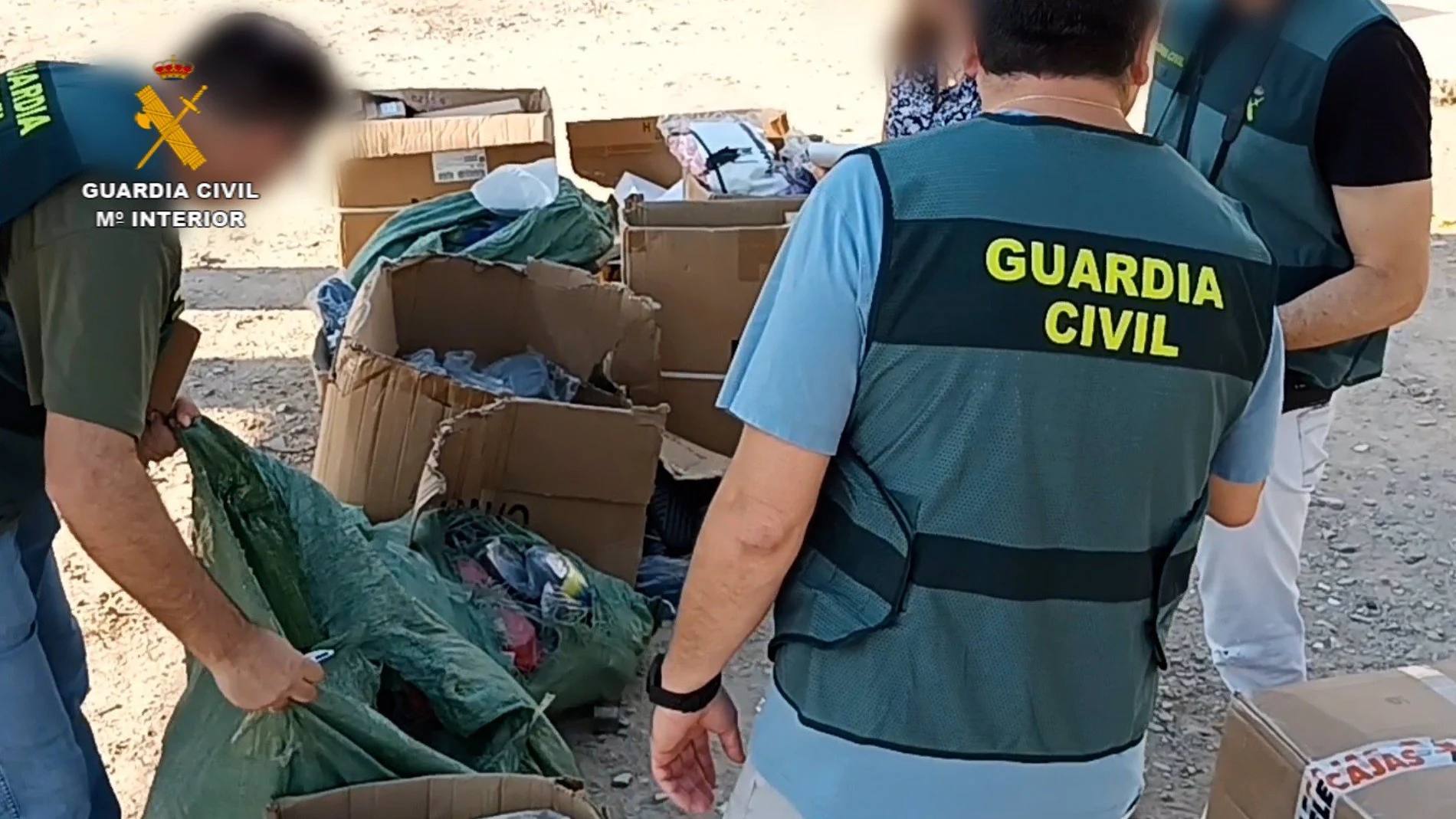 Operación de la Guardia Civil contra la venta ilegal de productos