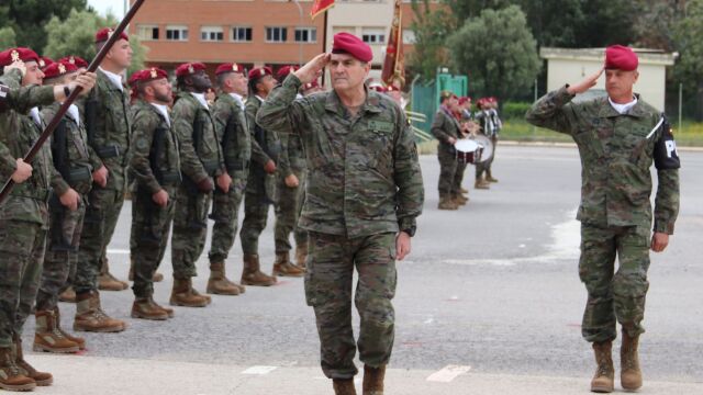 El teniente general (R) Gan Pampols, durante su étapa al frente del Cuartel General Terrestre de Alta Disponibilidad de Bétera